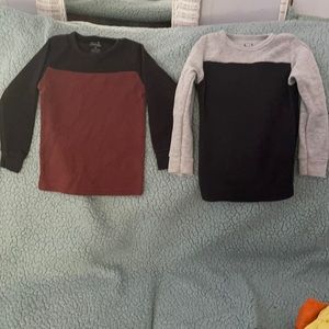 2 long sleeve shirts